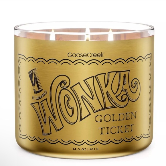 Goose Creek Willy Wonka Golden Ticket Candle - Picture 1 of 1